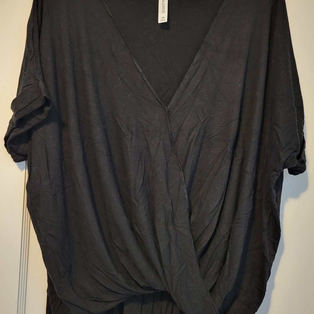 Elegant Black Women's Top